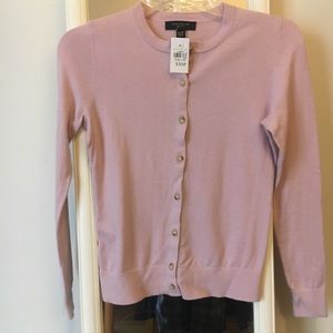 LOFT XXSP light pink cardigan